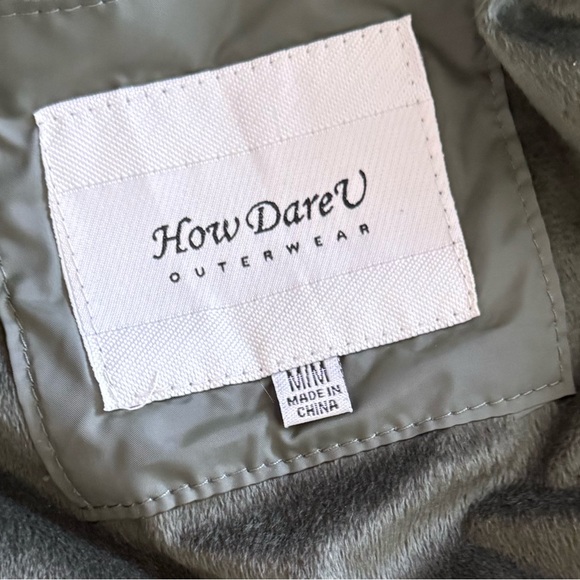 Green Hooded Puffer Coat with Faux Fur Trim - New Without Tags - Picture 6 of 8